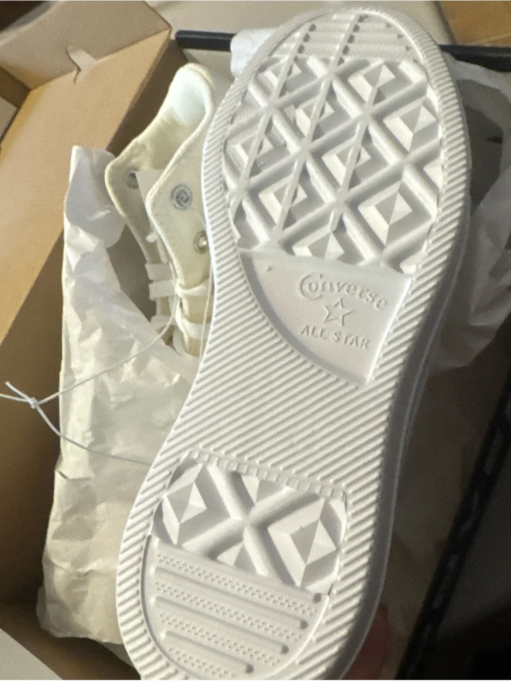 Converse Kids Cream High Top Sneakers with Fruit Print